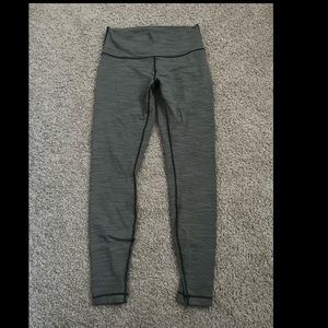 Lululemon Striped 7/8 Leggings